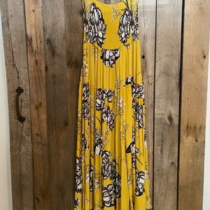 Jaase Australia Smocked Strapless Maxi Dress XL NWT